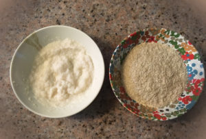 samples of baby cereal made on a drum dryer